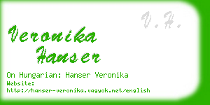 veronika hanser business card